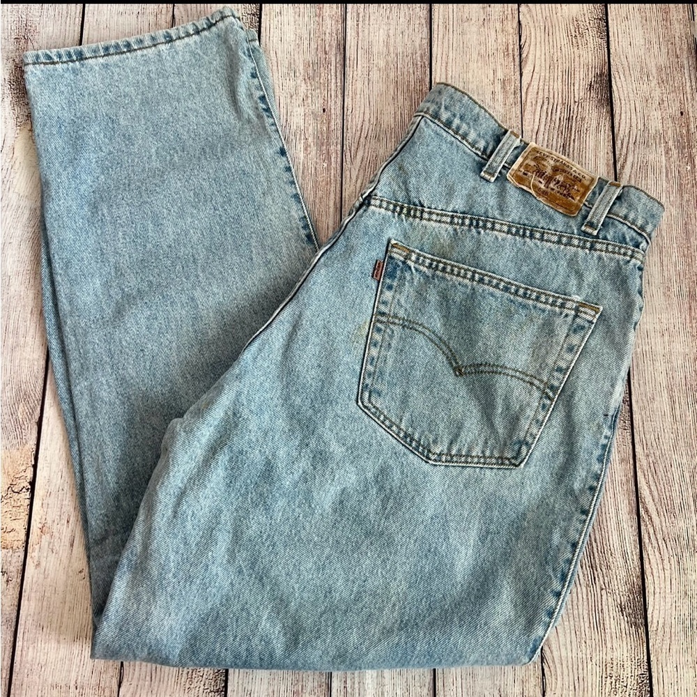 546 Levi’s Vintage Orange Tab Jeans 40 X 32